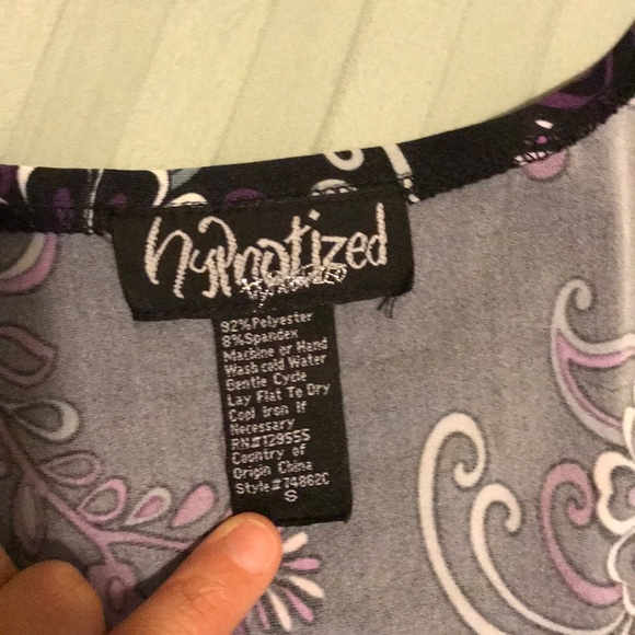 Purple and black dress - Picture 2 of 2